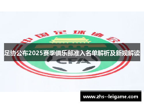 足协公布2025赛季俱乐部准入名单解析及新规解读